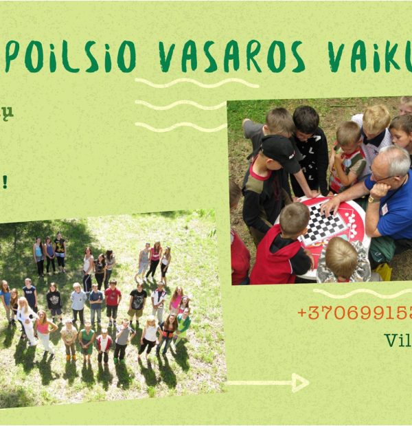 2018 metais merkurijaus vasaros stovykla moksleiviams siūlo dalyvauti neformalaus ugdymo programoje, tema – sveika gyvensena.