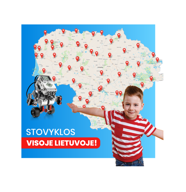 Geriausias vasaros pasirinkimas Jūsų vaikui!