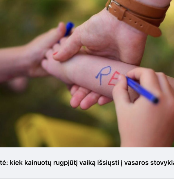 Stovyklumuge.lt 15 min. straipsnyje apie stovyklas