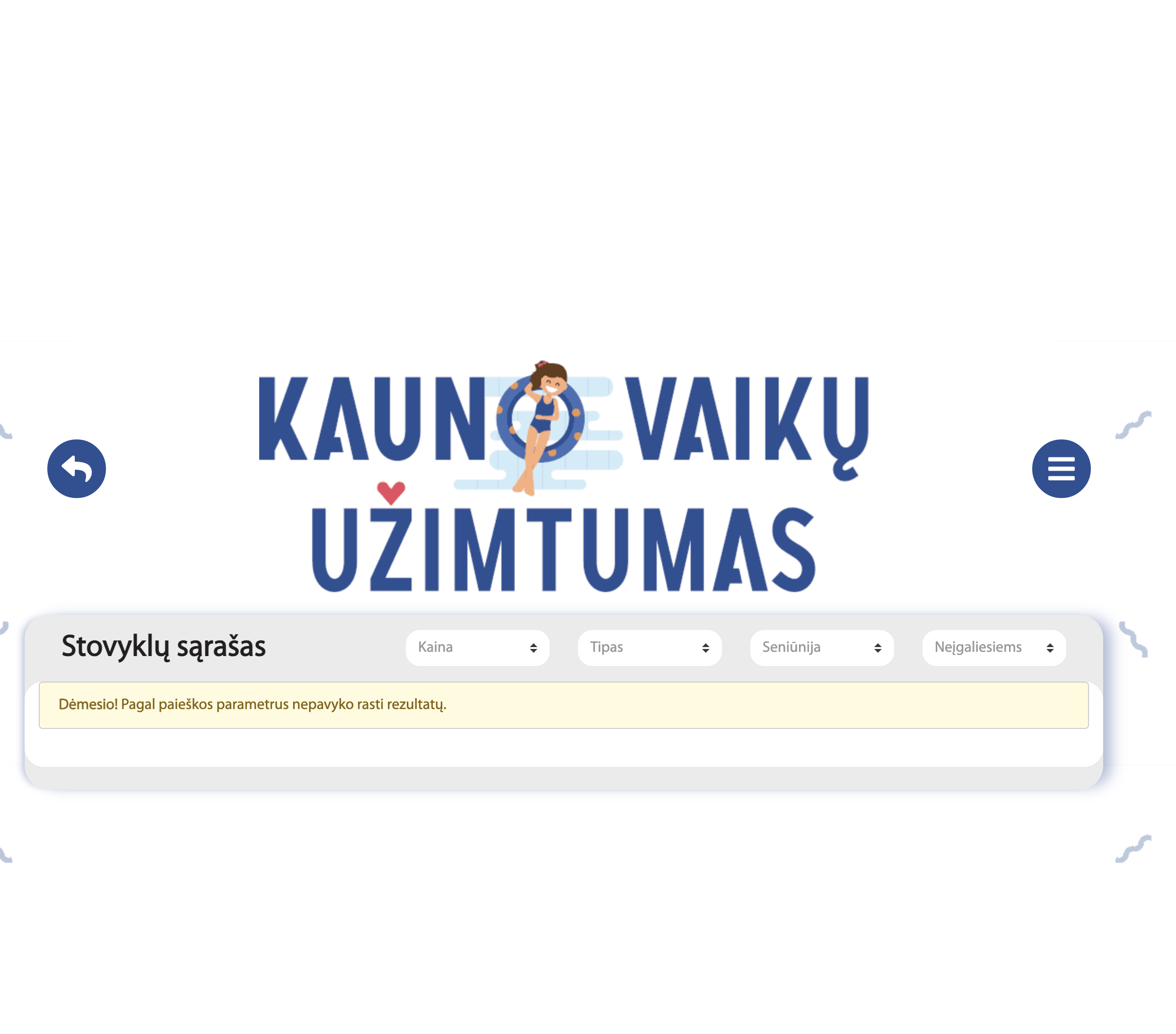 Stovyklos kaune